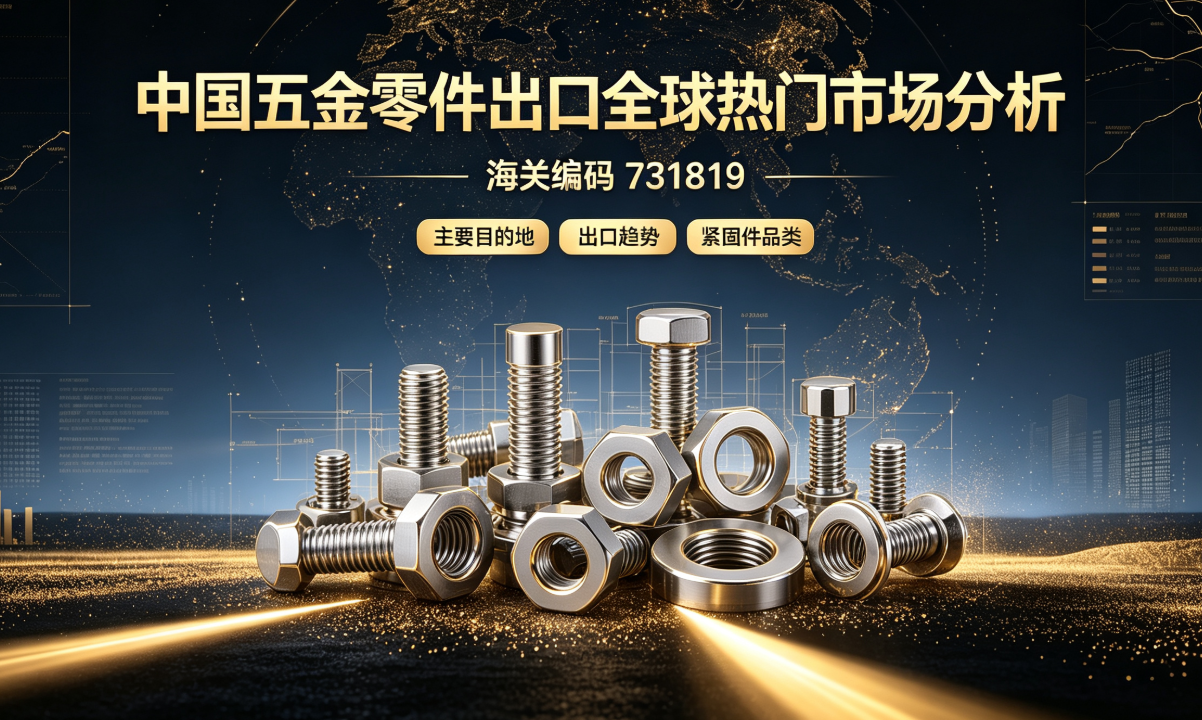 中国五金零件出口全球热门市场分析（海关编码731819）